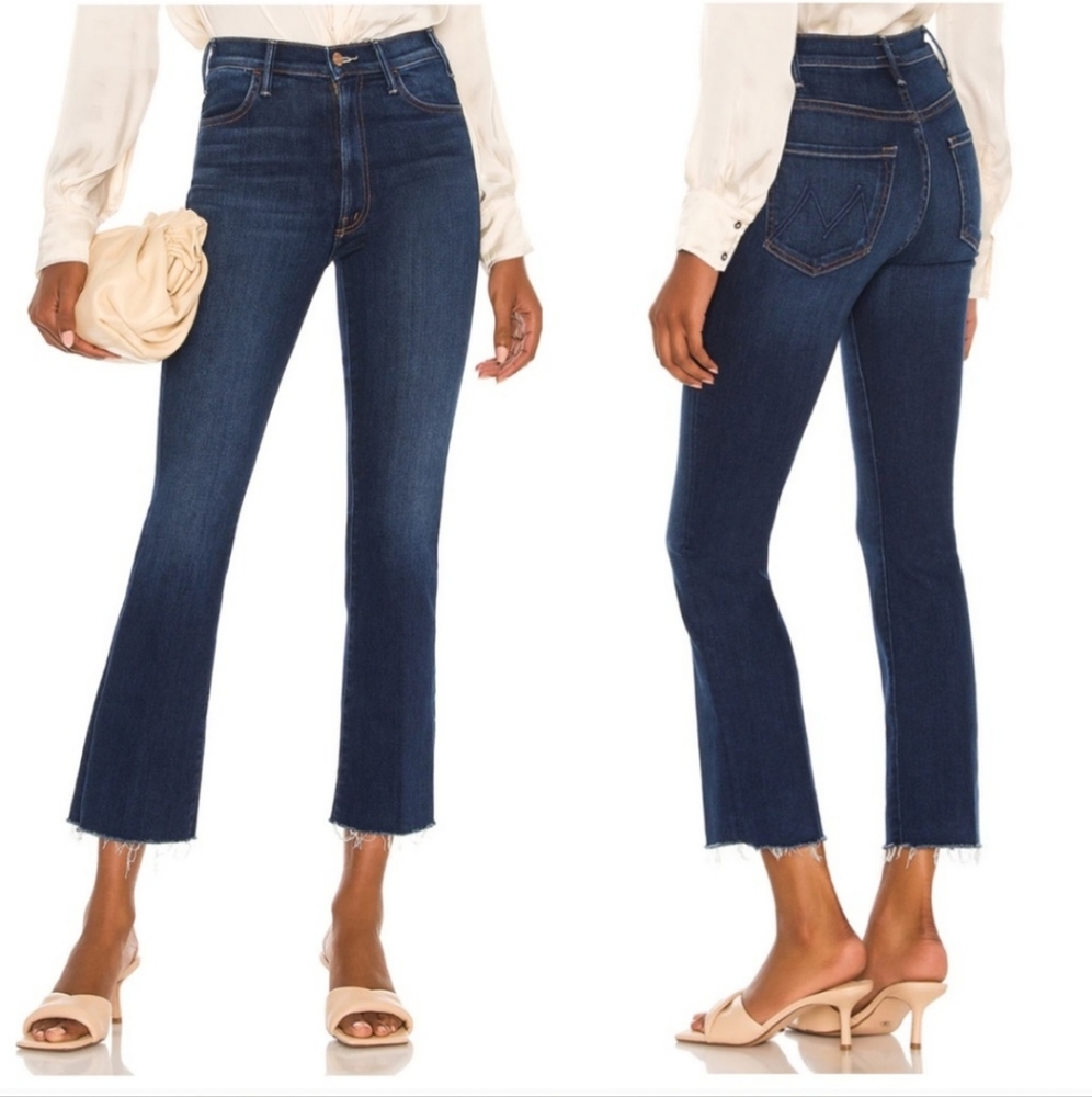 MOTHER the hustler ankle fray jeans in home movies 29